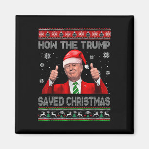 Imã Como A Trump Salvou O Natal Engraçada Trump Feia