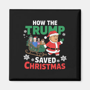 Imã Como A Trump Salvou O Natal Engraçado Trump Christ