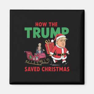 Imã Como A Trump Salvou O Natal Engraçado Trump Christ