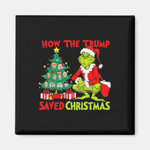 Imã Como A Trump Salvou O Natal Engraçado Trump Christ