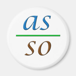 Imã como acima, abaixo