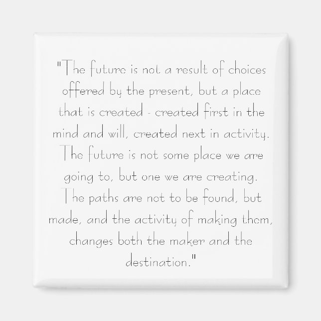 Imã Como criar seu destino (Frente)