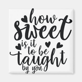 Imã como é doce ser ensinado por você