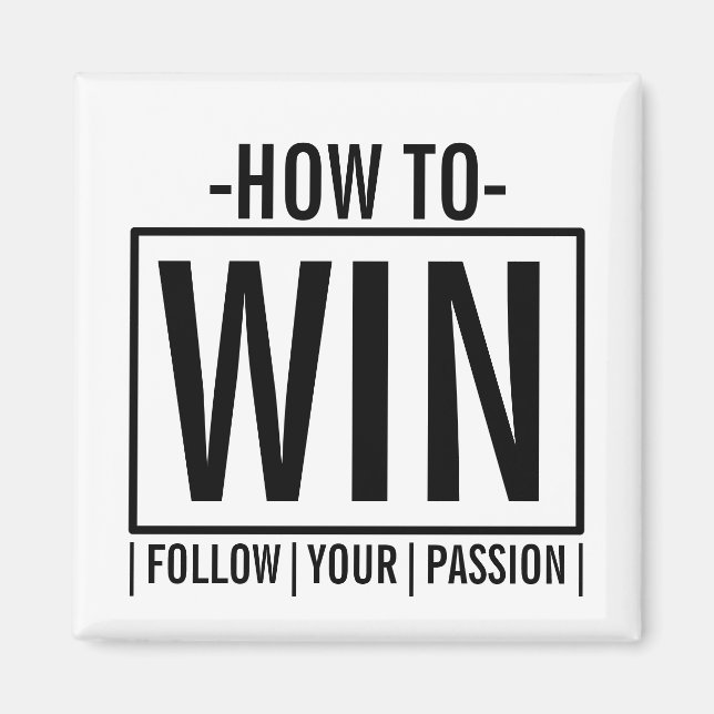 Imã Como ganhar (Frente)