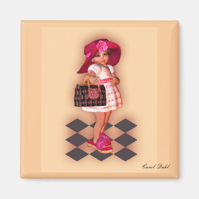 Imã Como Mamãe Magnet (Frente)