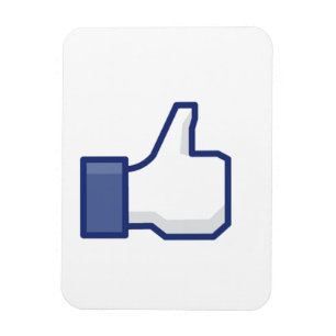 Ímã Como Mão - Polegar para Cima no FB