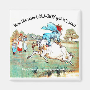 Imã "Como o termo COW-BOY entendeu que está começand