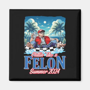 Imã Como Um Felon Funny Trump Summer 2024