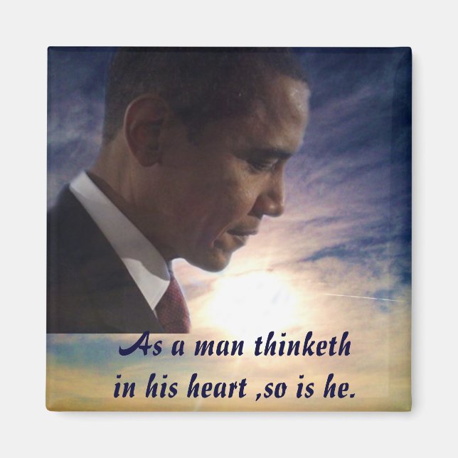 Imã Como um homem Thinketh_Magnet (Frente)
