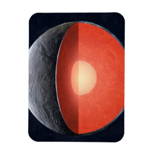 Ímã Como Um Planeta Rocky Se Forma.