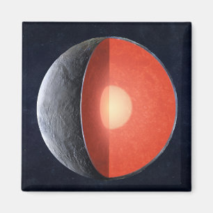 Imã Como Um Planeta Rocky Se Forma.