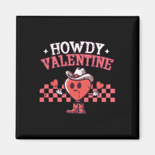 Imã Como vai você no Dia dos Namorados Cowboy Coração