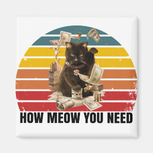 Imã como você precisa de dinheiro - gangsta cat