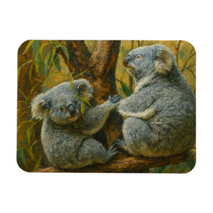 Ímã Companheiros Koala - Par Real da Vida Selvagem