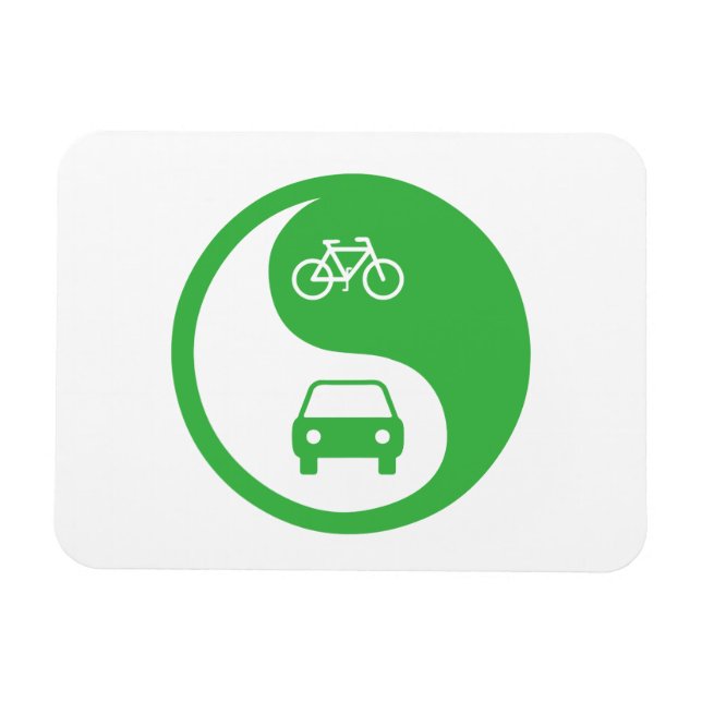 Ímã Compartilhe a estrada Yin Yang (Horizontal)