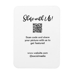 Ímã Compartilhe a imagem digitalizar código QR adicion