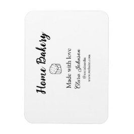 Ímã Compartimento caseiro adicione seu nome de texto p