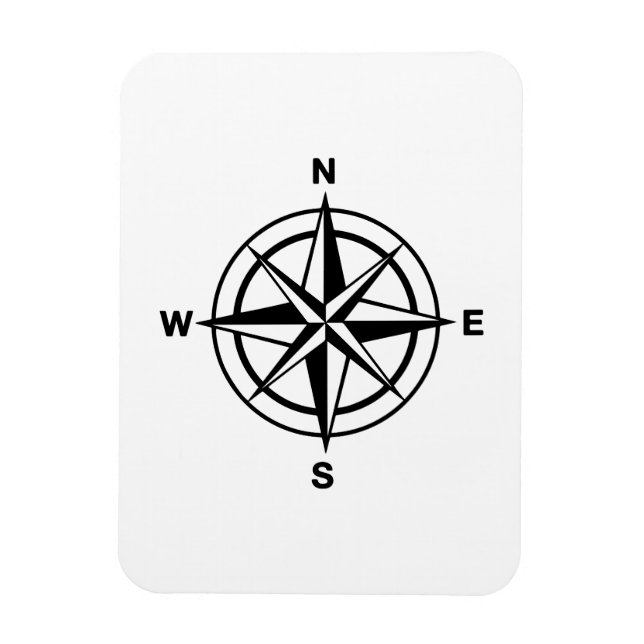 Ímã Compass Náutico (Vertical)