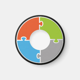 Imã Compatível com logotipo