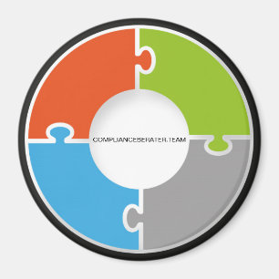 Imã Compatível com logotipo