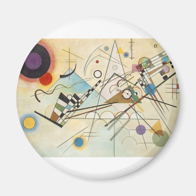 Imã Composição 8 Pintura Kandinsky (Frente)