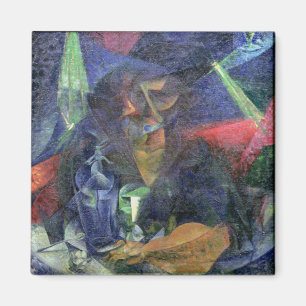 Imã Composição com figura de uma mulher, 1912 (óleo