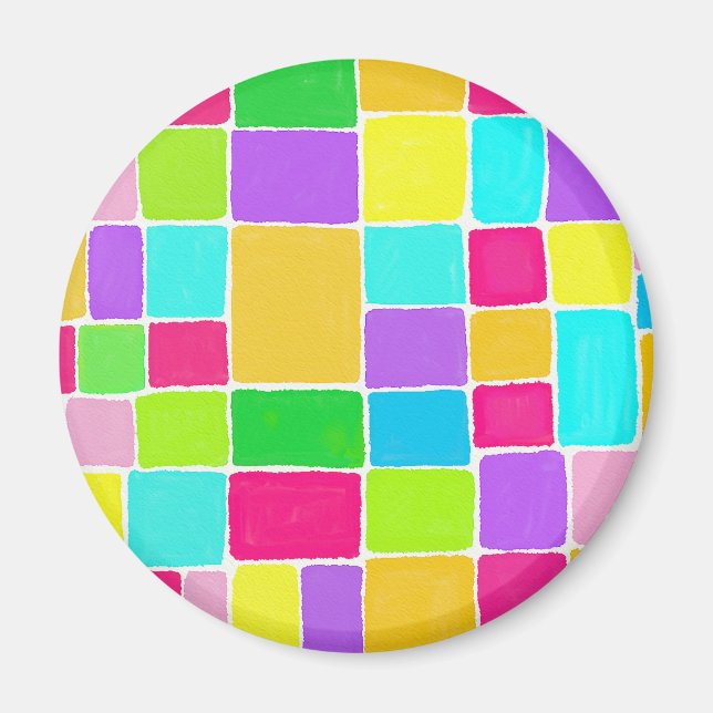 Imã Composição de Aquarela (Frente)