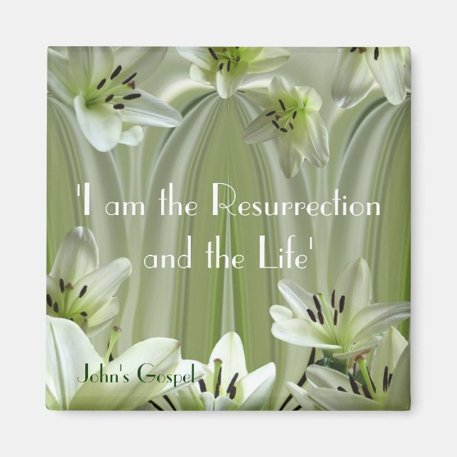 Imã Composição do lírio (Frente)