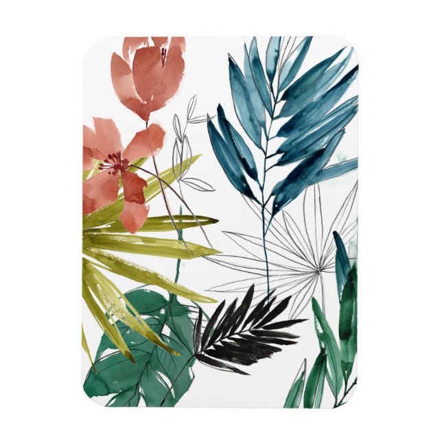 Ímã Composição tropical (Vertical)