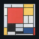 Imã Composição Vermelho, Amarelo, Azul, Preto, Mondria<br><div class="desc">Pieter Cornelis Mondrian (7 de março de 1872 - 1 de fevereiro de 1944) era pintor e teórico neerlandês, considerado um dos maiores artistas do século 20. Ele é conhecido por ser um dos pioneiros da arte abstrato, do século 20, ao mudar sua direção artística da pintura figurativa para um...</div>