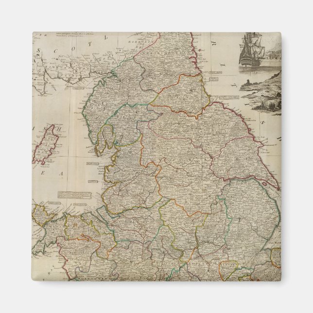 Imã Composite England, Wales (Frente)