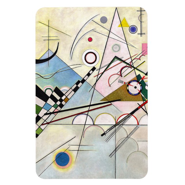 Ímã Composition 8 Wassily Kandinsky (Vertical)