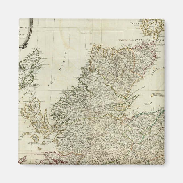 Imã Compósito Escócia ou Grã-Bretanha (Frente)