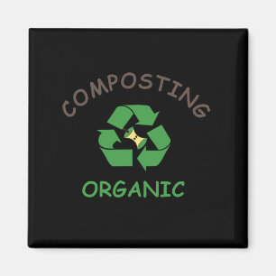 Imã compostagem acontece com compostagem orgânica