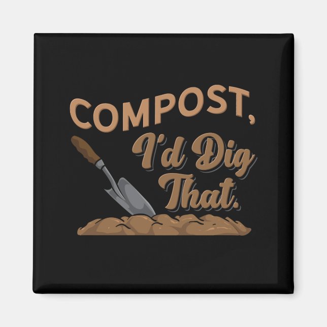 Imã Compostagem de jardinagem (Frente)