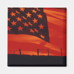 Imã Composto de Digitas da bandeira americana