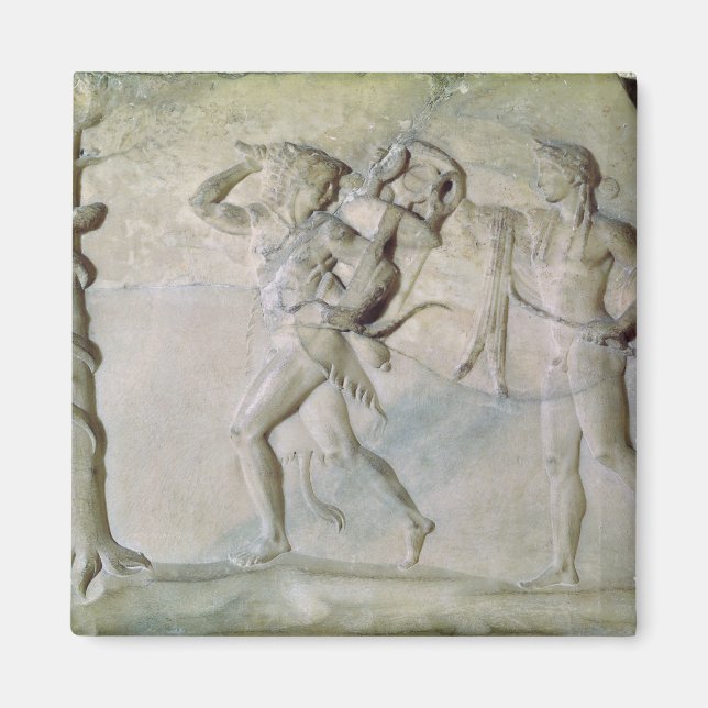 Imã Comprimido com representação de Hércules (Frente)