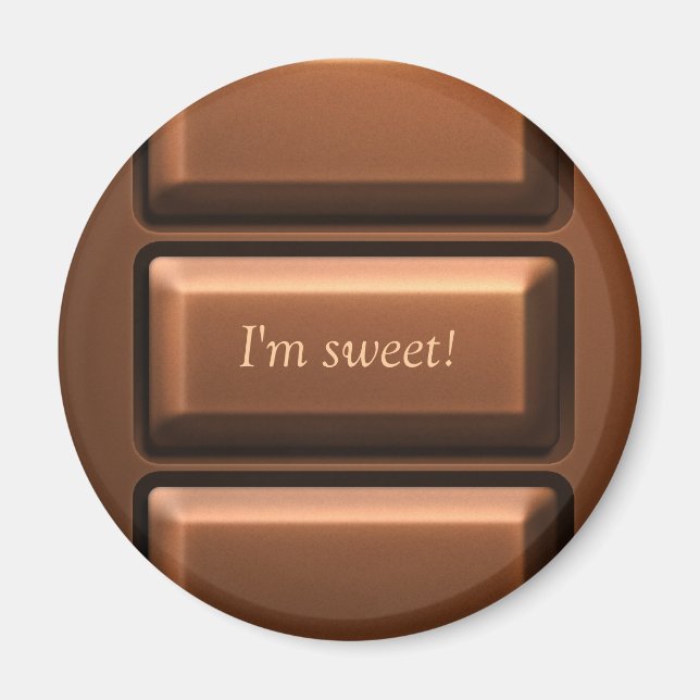 Imã Comprimido de chocolate (Frente)
