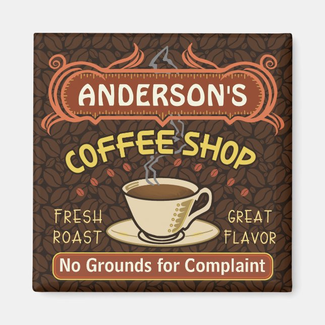 Imã Compro Café com Mug Crie o seu (Frente)