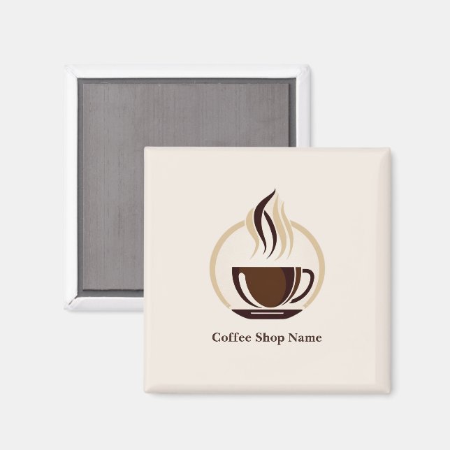 Imã Compro profissional Compre de Café Simples Moderno (Front/Back)