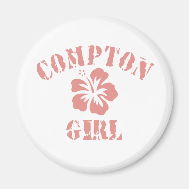 Imã Compton Pink Girl (Frente)