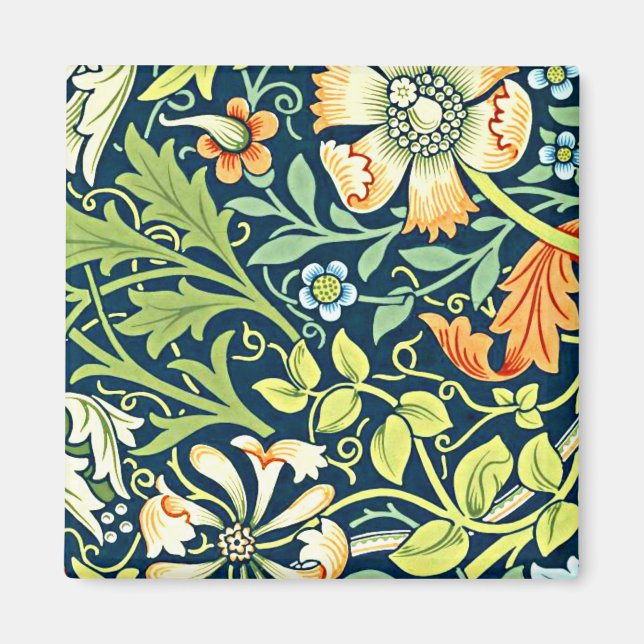 Imã Compton, vintage William Morris, Magnet (Frente)