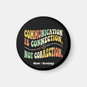 Imã Comunicação Retro é Conexão Não Correção