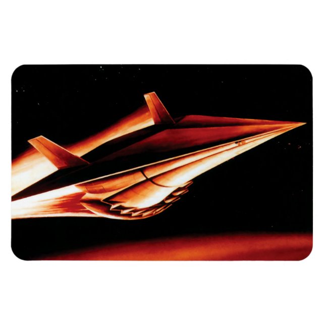 Ímã Conceito de Artista do Aero Space Plane Shuttle 60 (Horizontal)