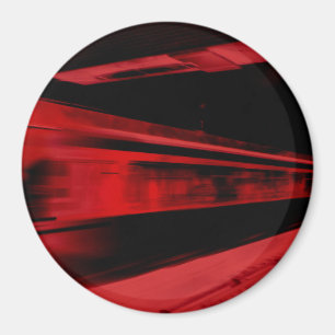 Imã Conceito moderno e legal de movimento em vermelho