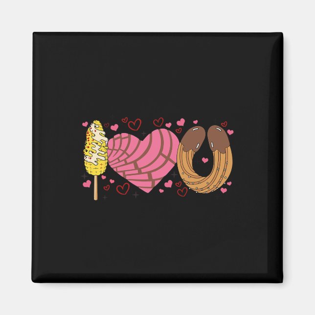 Imã Conchas Eu Te Amo Dia Dos Namorados Mexicanos (Frente)