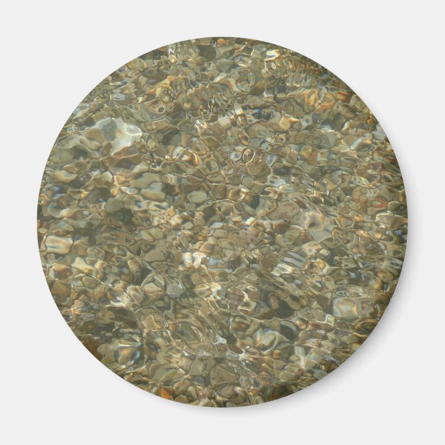 Imã Conchas Sob Água De Limpeza (Frente)