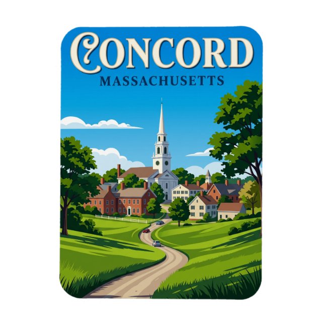 Ímã Concord EUA (Vertical)
