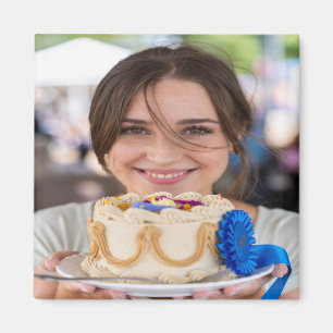 Imã Concurso de Culinária da Feira Foto Personalizar