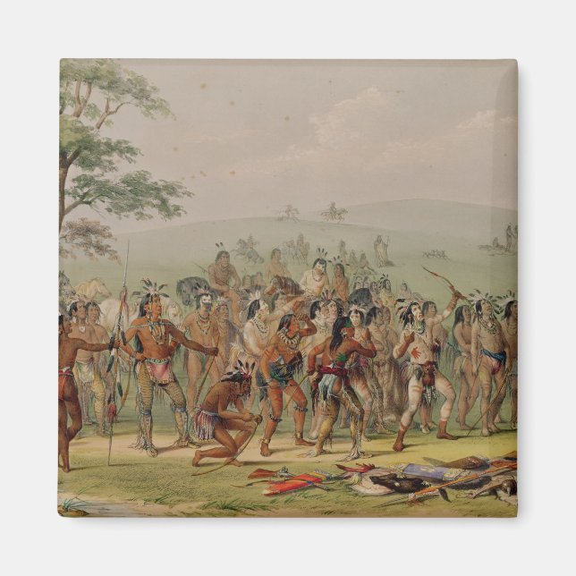 Imã Concurso Mandan Archery, c.1832 (Frente)